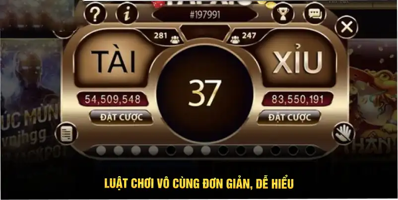 Luật chơi vô cùng đơn giản, dễ hiểu